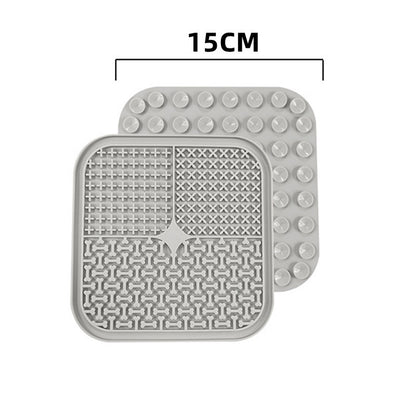 Slow Feeder Lick Mat for Dogs & Cats – Anti-Choking Silicone Pad